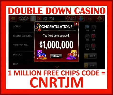 doubledown casino codes 1 million